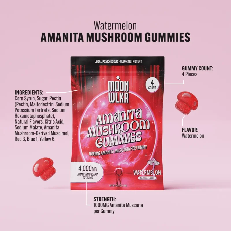 Amanita Muscaria Magic Mushroom Gummies For Sale